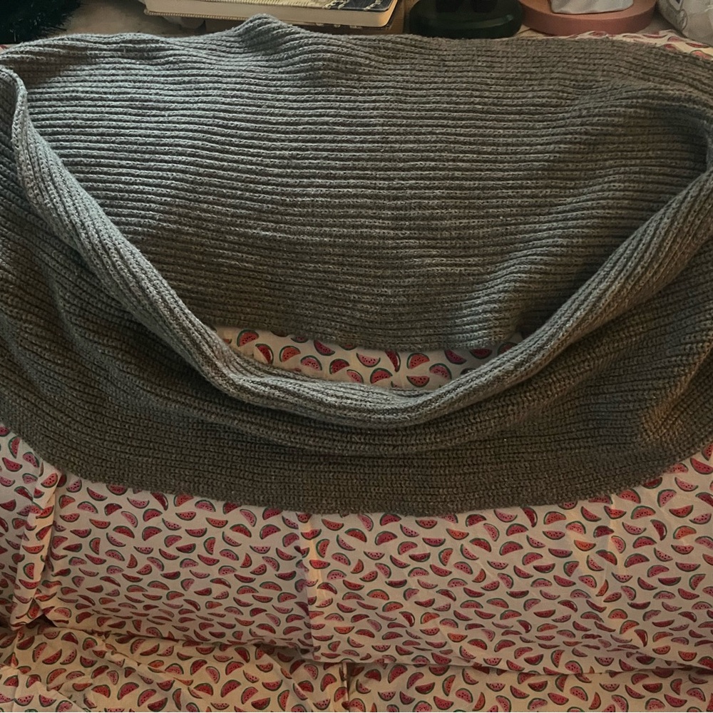 Toms x target Gray Knit infinity Scarf